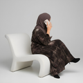 Wardah Velvet  Abaya